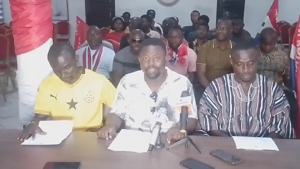 The NPP communicators during the press conference