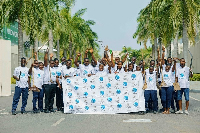 The staff of Kempinski Hotel Gold Coast City Accra took part in a clean-up exercise