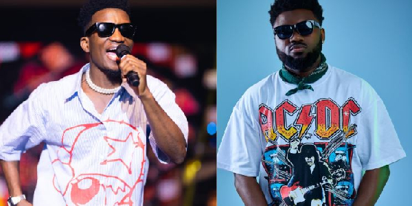 Kofi Kinaata (L) and Donzy (R) worked on the Crusade project together