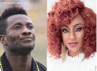 Asamoah Gyan and ex wife, Gifty Gyan