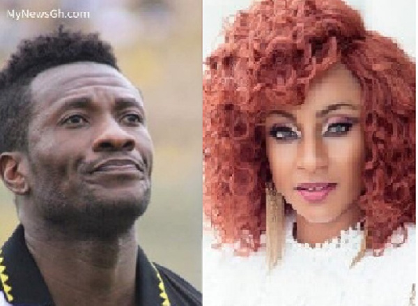 Asamoah Gyan and ex wife, Gifty Gyan