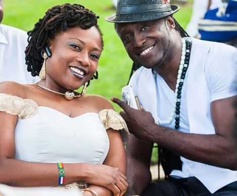 Reggie Rockstone and his wife