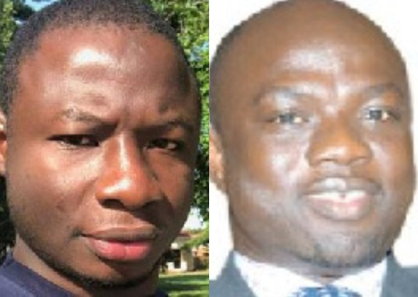 The late Ahmed Suale (left), the late JB Danquah-Adu (right)