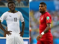 Suspended duo Kevin-Prince Boateng and Sulley Muntari