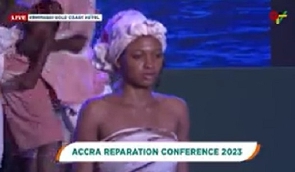A scene from the 2023 Accra Reparations Conference