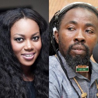 Actress Yvonne Nelson and Obrafour