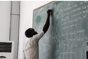 Teacher in classroom