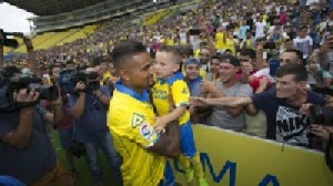 KP Boateng will be wearing the number 7 jersey at Las Palmas