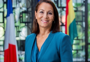 Former French Ambassador to Ghana, Anne Sophie Ave