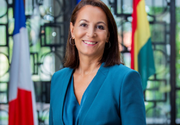 Former French Ambassador to Ghana, Anne Sophie Ave