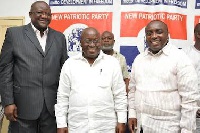 Kwabena Agyepong,  Nana Addo and Paul Afoko