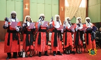 File photo: Justices of the Supreme Court of Ghana