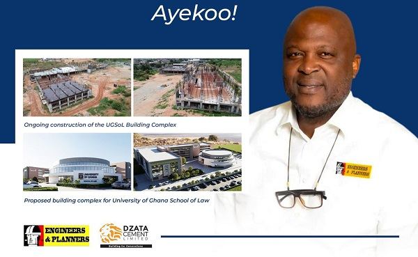 Screenshot of a flyer by the University of Ghana School of Law commending Ibrahim Mahama