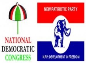New Patriotic Party and National Democratic Congress emblem