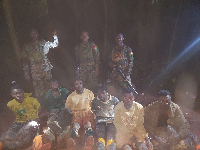 Some of the suspects arrested