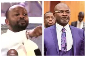 Photo collage of Sam Owusu (L) and Kennedy Agyapong (R)