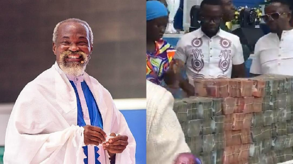 Stephen Adom Kyei-Duah has donated millions of cedis to church members