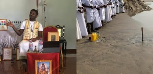 He has denied reports that his group dumped a coffin or human remains into the sea