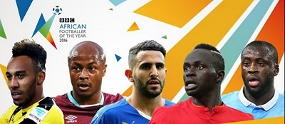 African players shortlisted for BBC African best footballer award