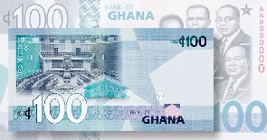 A GH¢100 note