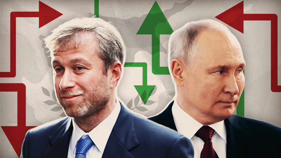 Abramovich and Vladimir Putin