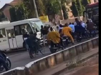 Screenshot of a video of the incident