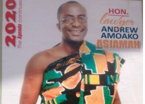 Andrew Amoako Asiamah, MP for Fomena