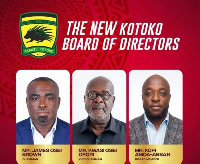 James Osei Brown, Kwasi Osei Ofori and Kofi Amoa-Abban are the new Board of Directors