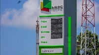 NNPC fuel station sign board