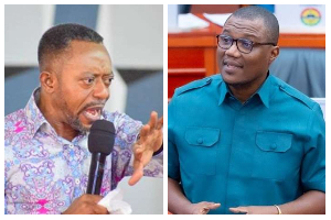 Dr Nana Ayew Afriye (R) has lambasted Rev Owusu-Bempah (L) Dr Nana Ayew Afriye (R) has lambasted Rev Owusu-Bempah (L)