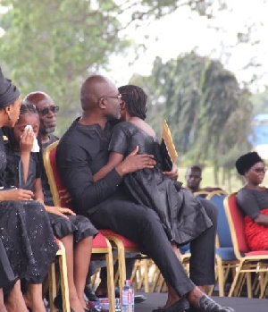 Assin Central MP Kennedy Agyapong with his daughter