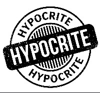 Aren’t we all hypocrites in one form or another