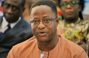 Minister of Lands and Natural Resources John Peter Amewu