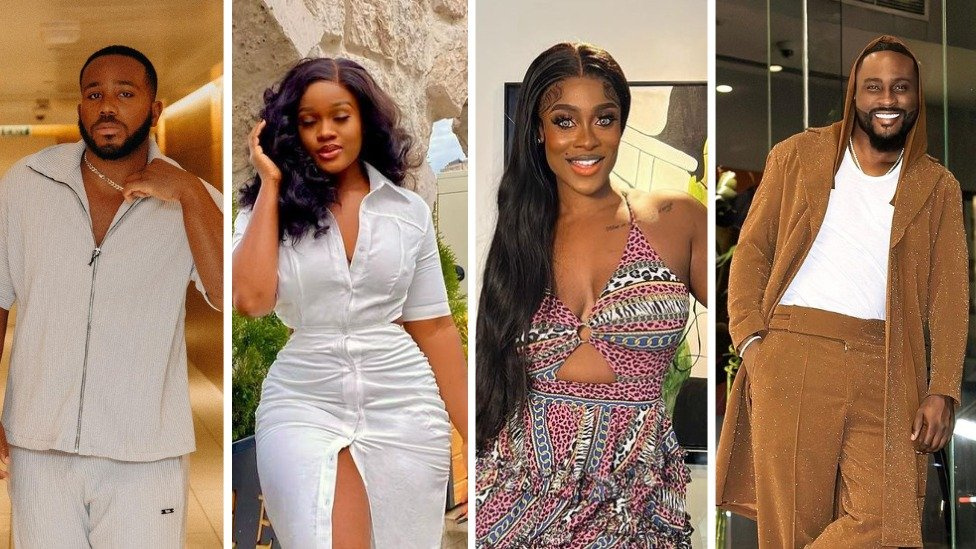 Some of di contestants in the BBNaija 'All Stars' edition