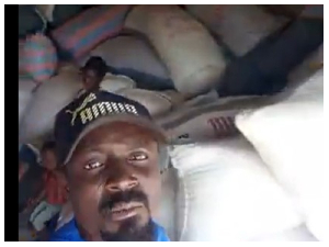 According to the farmer, the situation is as a result of overwhelming presence of imported rice