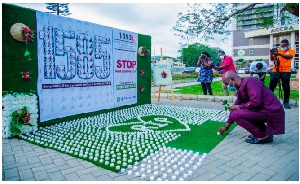 Ghana marked the World Day of Remembrance for Road Traffic Victims today