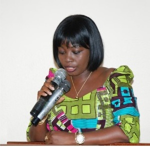 Barbara Asamoah Depty Min Lands Forestry Natural Resources