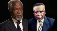Kofi Annan and J.H. Mensah
