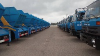 Zoomlion has handed six trucks to Assemblies in the Northern Region