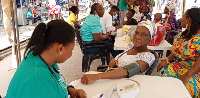 Some patients receiving treatment