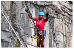 Watch as Ghanaian woman climbs China's terrifying 168-metre Sky Ladder