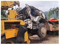 Two have lost their lives in articulator truck accident on Fomena–Adansi Asokwa Road