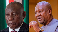 Cyril Ramaphosa and John Mahama
