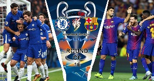 Chelsea host Barcelona in the Champions League Round of 16