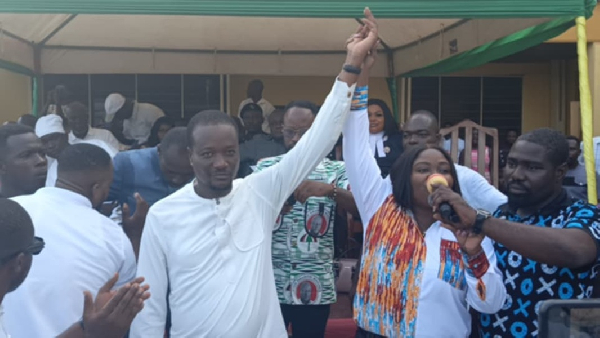 Joseph Agyekum got 100 precent of  the votes