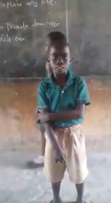 This young boy has been trending on social media