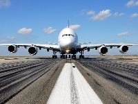 File photo of an A380 aircraft