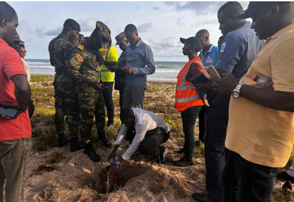 The inspection involved the use of surveillance drones and navy ships around the maritime boundary