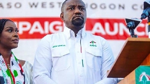 John Dumelo was the NDC's parliamentary candidate for Ayawaso West Wuogon in 2020