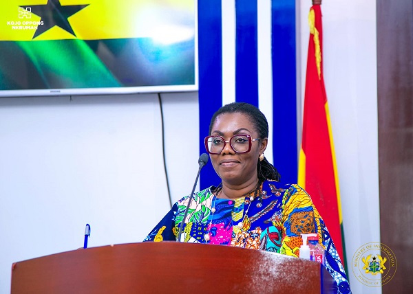 Communications and Digitalisation Minister, Ursula Owusu-Ekuful